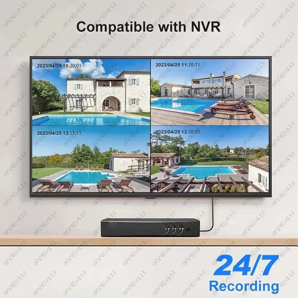Caméra de sécurité 6K 12MP Zoom 8X Trois objectifs Double écran Bantout.prod