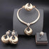 Dubai Jewelry Set For Women Silver Plated Luxury Necklace Earrings Bracelet And Ring Set Jewelry For Wedding Party Trending ﻿ Bantout.prod