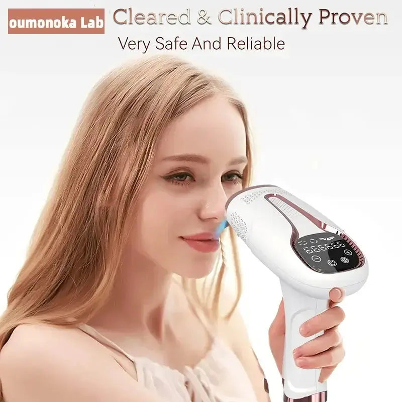 Épilateur laser permanent à 999 999 flashs pour bikini, appareil d&
