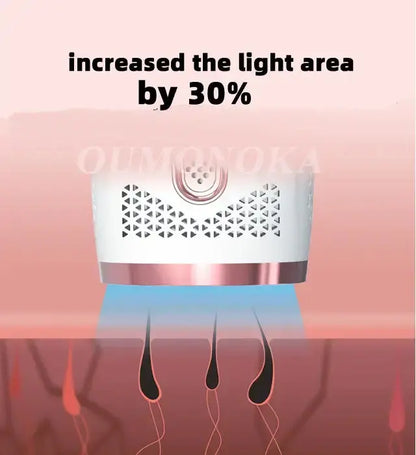 Épilateur laser permanent à 999 999 flashs pour bikini, appareil d&