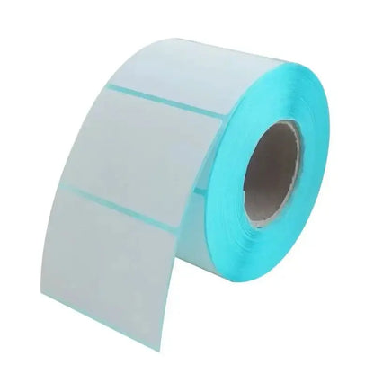 Étiquette autocollante thermique blanche vierge en papier pour prix de supermarché, étiquette vierge, impression directe, fournitures d&