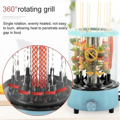 Four électrique brochette rotative automatique barbecue sans fumée gril Bantout.prod