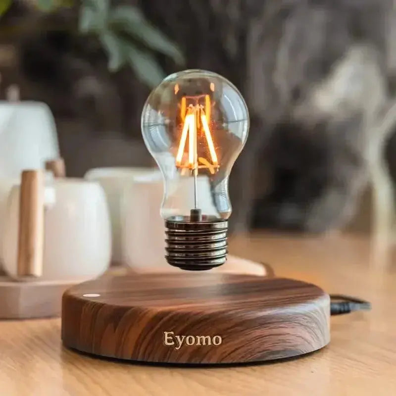 LED Magnetic Levitation Light Floating Glass Desk Lamp Creative Home Office Decoration Night Light Gift Bantout.prod