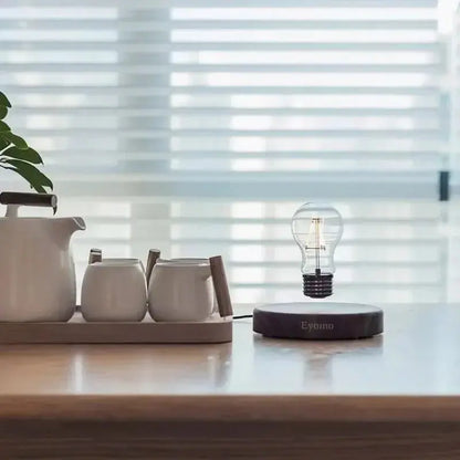 LED Magnetic Levitation Light Floating Glass Desk Lamp Creative Home Office Decoration Night Light Gift Bantout.prod