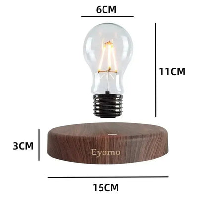 LED Magnetic Levitation Light Floating Glass Desk Lamp Creative Home Office Decoration Night Light Gift Bantout.prod