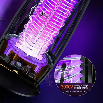 Lampe anti-moustiques UV Xiomi avec choc électrique de 3000V, design moderne, idéal pour l&