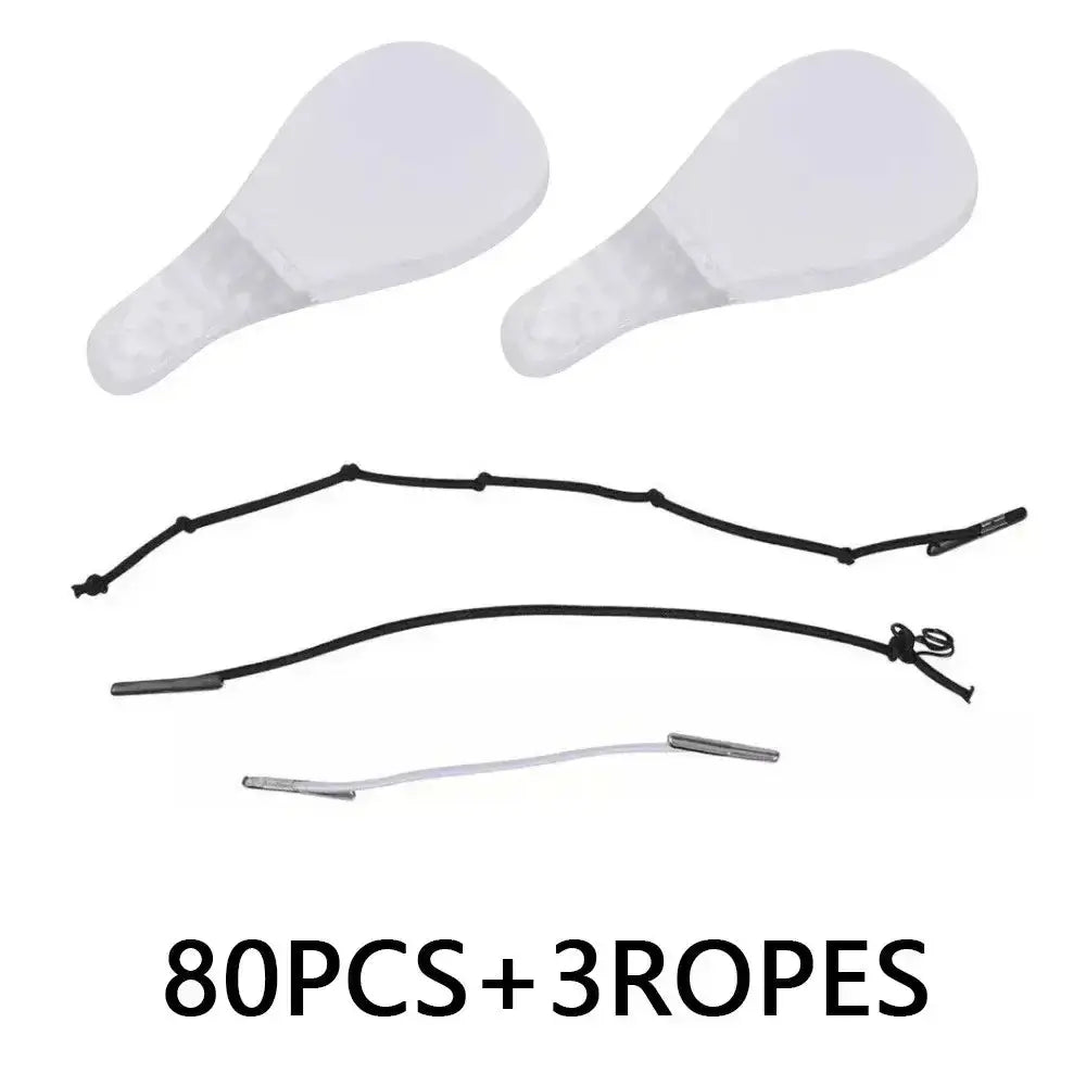 Lot de 80 pièces avec 3 cordes pour outils de lifting et raffermissement du visage, conçus pour un usage pratique.