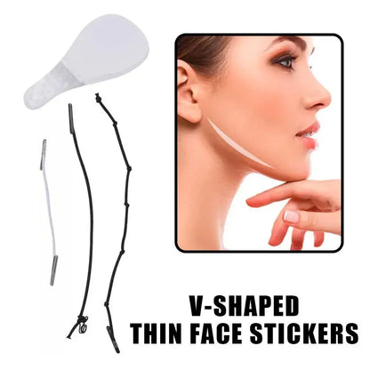 Lot de 40 autocollants invisibles pour lifting du visage et raffermissement du cou DEDOMON.
