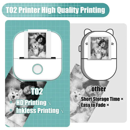 Mini imprimante portable Imprimante thermique de poche Bantout.prod