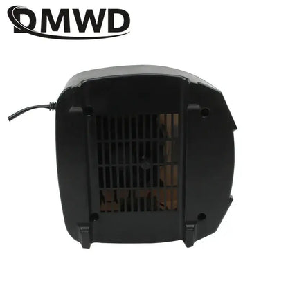 Vue arrière du mini sèche-linge portable DMWD, design compact et ventilations pour un séchage efficace.