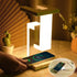 Novelty floating lamp with 10 W  detachable wireless charger decorative light for bedroom/office Bantout.prod