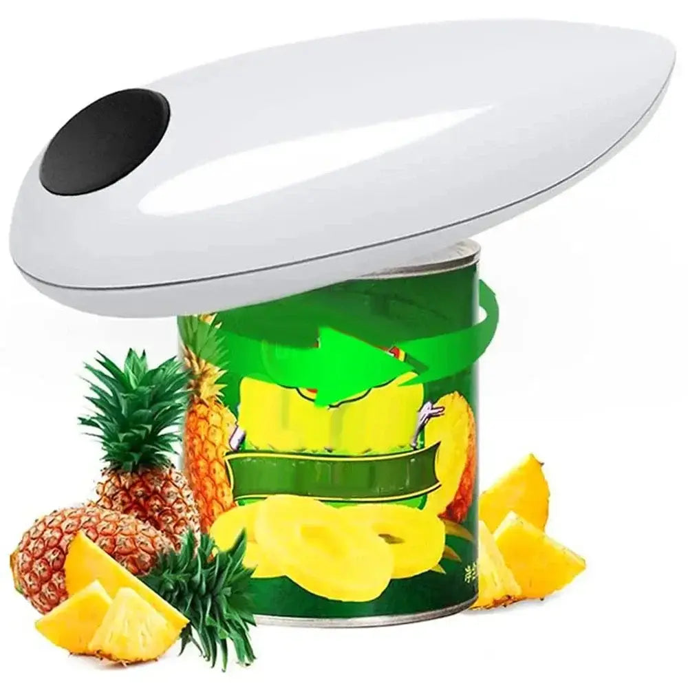 Ouvre-boîte électrique Ouvre-boîte manuel Ouvre-bouteilles Outil de cuisine Pas de bords tranchants Ouvre-bocaux portatifs Gadgets de cuisine Ouvre-boîtes Bantout.prod