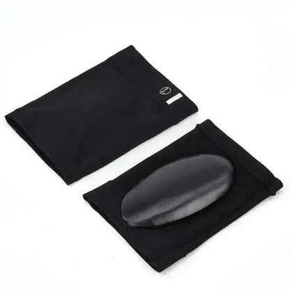 Black arch support sleeves with metatarsal compression brace for flat foot and plantar fasciitis relief.