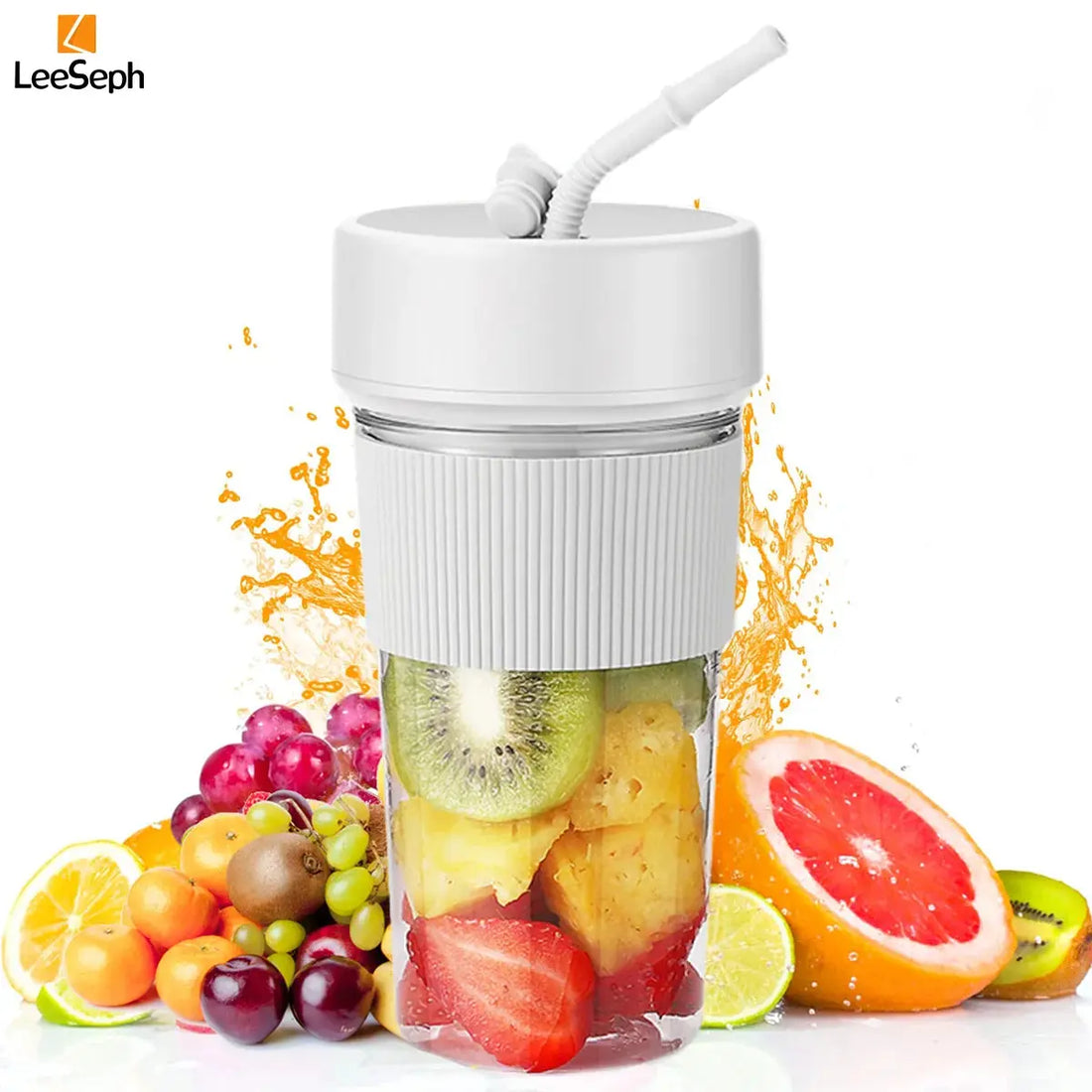 Portable Blender Cup, Electric Juicer Blender, Mini Blender Portable Blender For Shakes and Smoothies, for Home, Gym, Office Bantout.prod