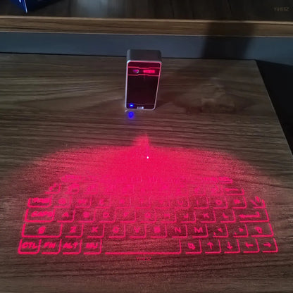 Portable Bluetooth Virtual Laser Keyboard Wireless Projector Keyboard With Mouse function For iphone Tablet Computer Phone Bantout.prod