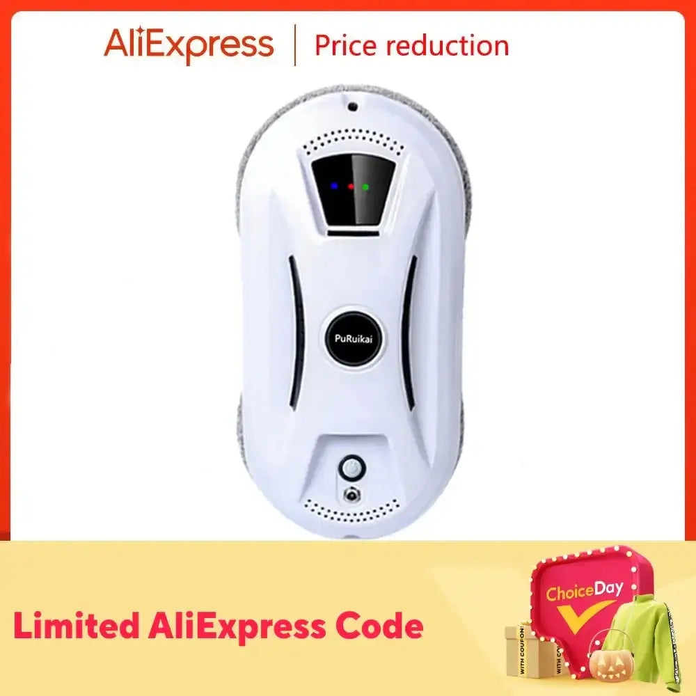 Robot aspirateur ultra fin pour nettoyage de vitres, robot nettoyeur de vitres électrique, nettoyage de vitres, télécommande pour la maison Bantout.prod