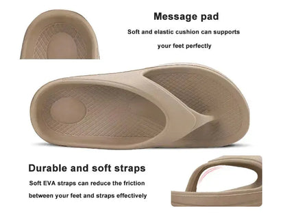 Sandales orthopédiques pour femmes avec coussin souple et durabilité des sangles EVA, confort optimum