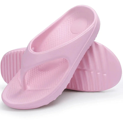 Sandales orthopédiques pour femmes en EVA, rose, modernes, confortables et décontractées.