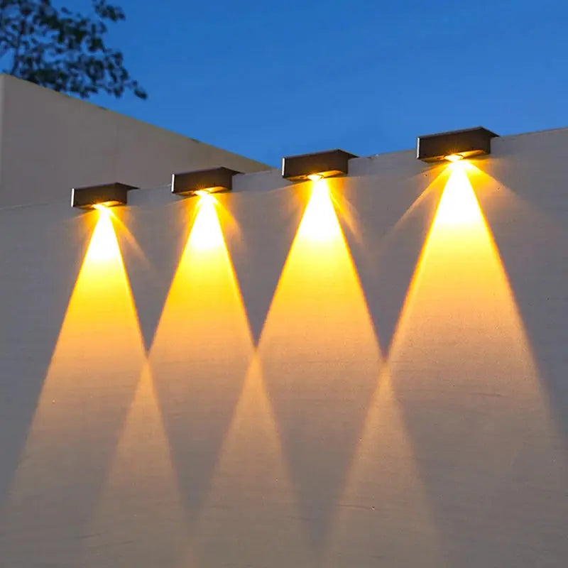 Solar Wall Washing Lamp Waterproof Outdoor LED Wall Light Courtyard Lamp Decorative Balcony Garden Bantout.prod