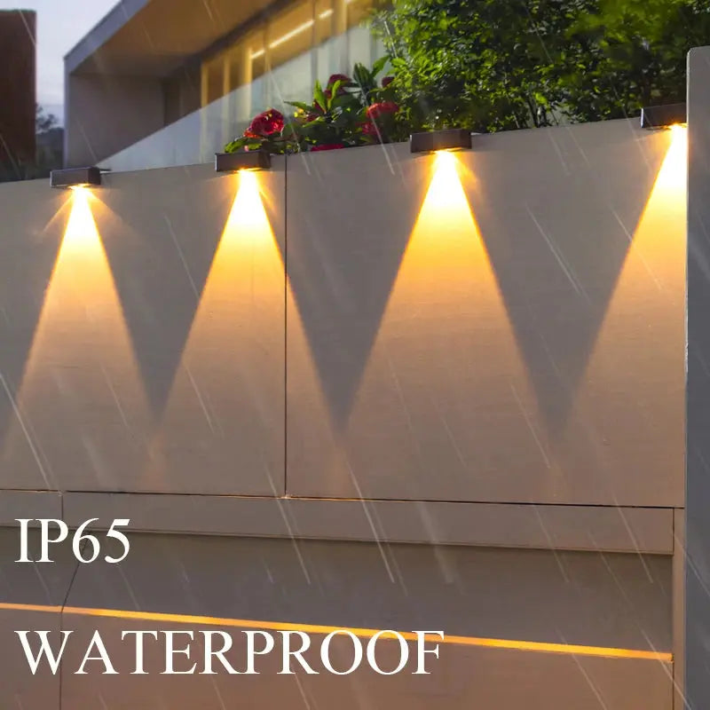 Solar Wall Washing Lamp Waterproof Outdoor LED Wall Light Courtyard Lamp Decorative Balcony Garden Bantout.prod