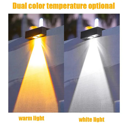 Solar Wall Washing Lamp Waterproof Outdoor LED Wall Light Courtyard Lamp Decorative Balcony Garden Bantout.prod