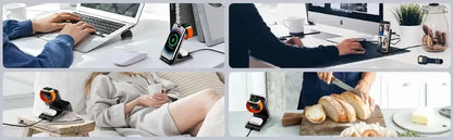 Support de chargeur sans fil Station de charge rapide portable pour iPhone 16/15/14 Pro Max Bantout.prod