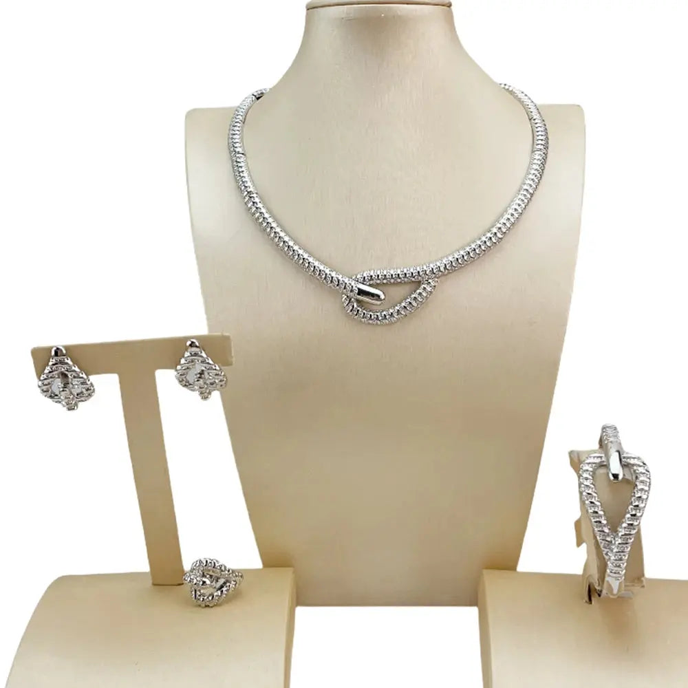 Yuminglai Unique Jewelry Classic Simple  African Fashion Jewelry for Women FHK19949 Bantout.prod