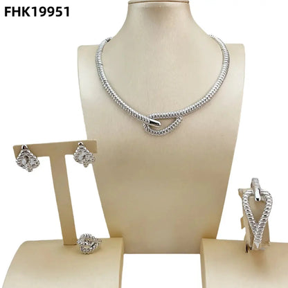 Yuminglai Unique Jewelry Classic Simple  African Fashion Jewelry for Women FHK19949 Bantout.prod